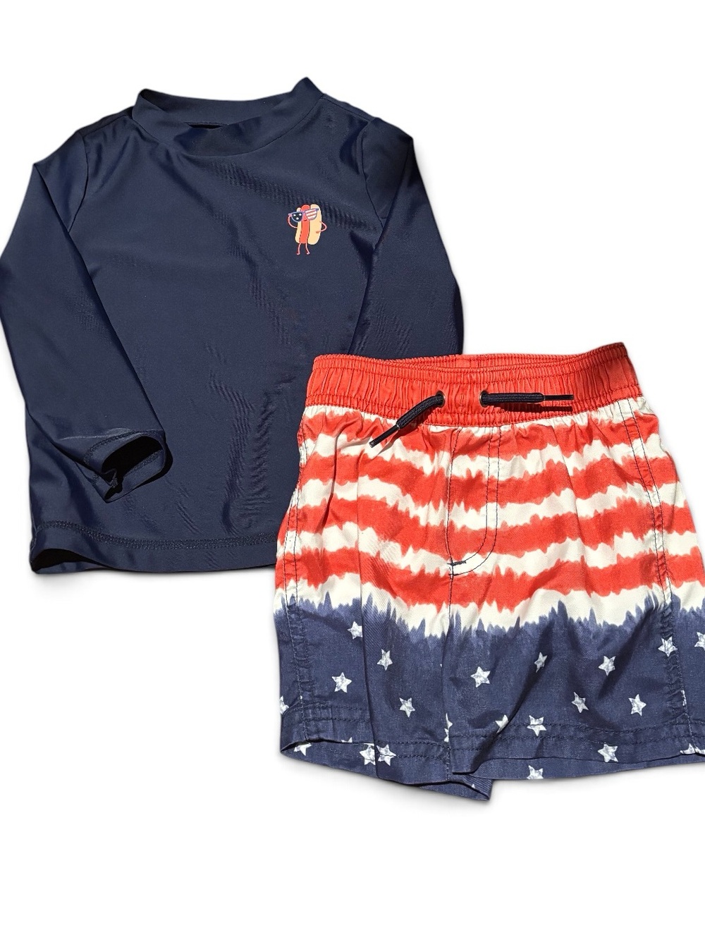 🎉 (18m) Carter’s Toddler Boy Patriotic 2PC Swim Set